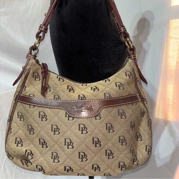 Dooney & Bourke DB Signature One Strap Shoulder Bag - Picture 3 of 9